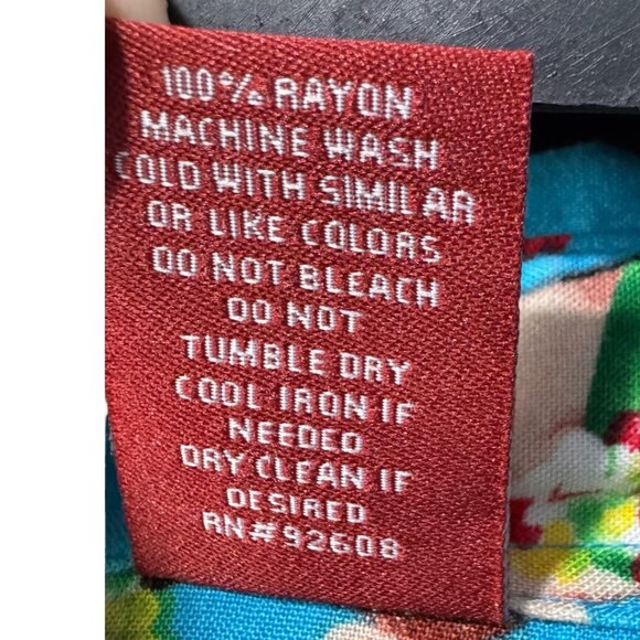 Vintage Junction West Hula Girl Hawaiian Shirt Classic‎ Coconut Tiki Men's Large - Picture 3 of 5